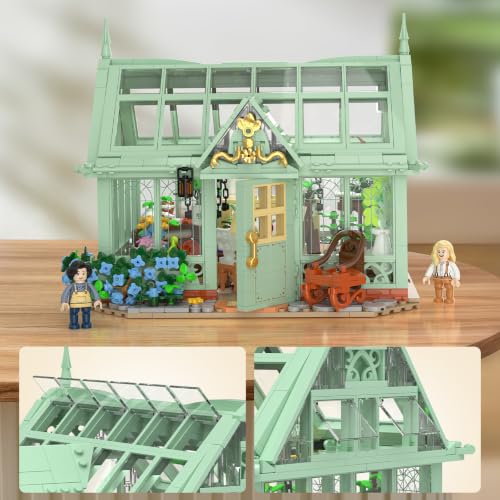 Xbert Greenhouse Building Set with 2 Minifigures for Girls Age 8-12+