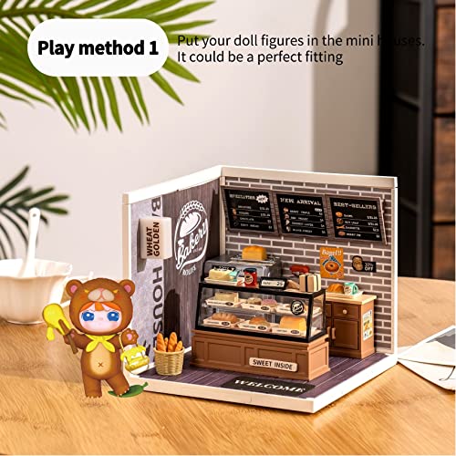 Rolife Super Creator DIY Plastic House Building Set (Golden Wheat Bakery) - style: Toasted Bakery
