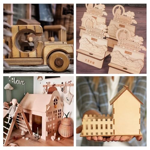 6 Pack Basswood Sheets for Crafts 1/8x12x18 Inch 3mm Larger Basswood for Laser Cutting, Drawing,Wood Burning, Architectural Models.Plywood Sheets Unfinished Squares Wood Boards for DIY Crafts. - size: 6P 12X18X1/8in