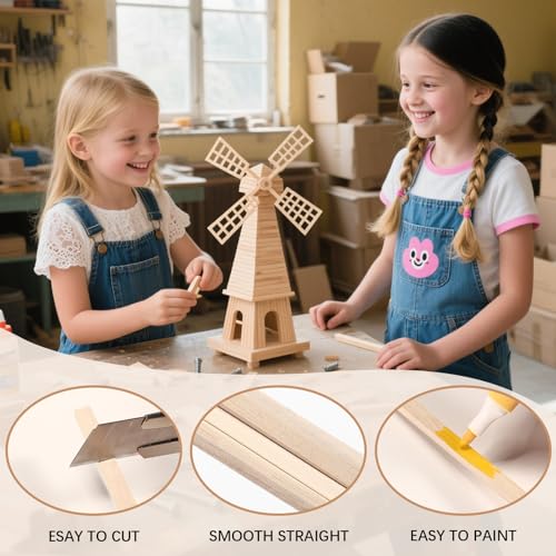 150 Pcs Balsa Wood Sticks 1/4 x 1/4 x 12 Inch balsa Wood Strips Hardwood Square Dowels balsa,Craft DIY Supplies Square Wooden dowels - color: 150 Pcs Balsa Wood Sticks 6mm