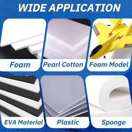 4OZ Foam Glue with Brush,High Strength Clear Foam Adhesive for EVA Sponge Rubber Pearl Cotton Plastic Sheets,Waterproof Glue for DIY Crafts Model Making Home Repairs