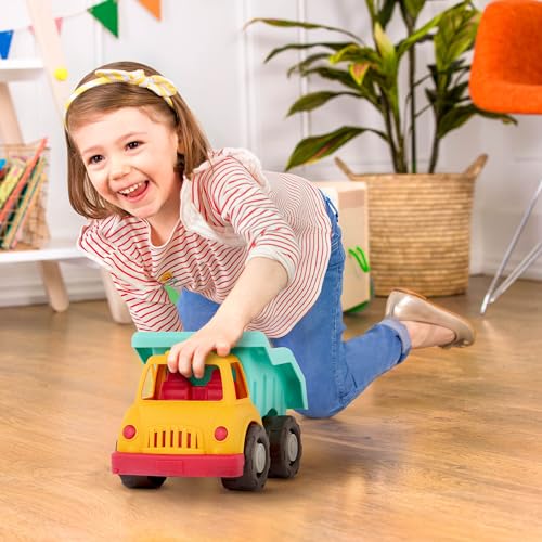Battat Wonder Wheels Dump Truck Toy, Tilting Bed, Recyclable Truck, Trucks - style: Dump Truck