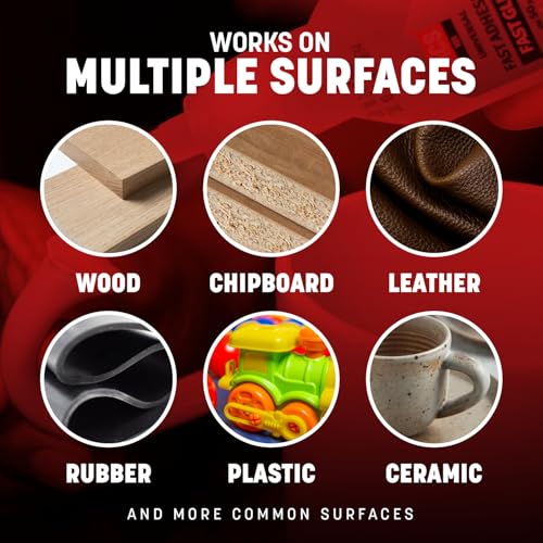 ACS Universal Thin Glue 1oz (25g) - Ultra-Fast Drying Fast Glue Gel for Wood, Leather, Rubber, Plastic & More - Precision Low Viscosity Adhesive - size: Fast Glue Gel