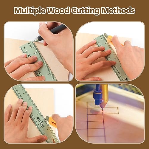Adrattnay 96Pcs Basswood Sheets 1/16 x 12 x 12 inch - 1.5mm Basswood Sheets - color: 96PCS