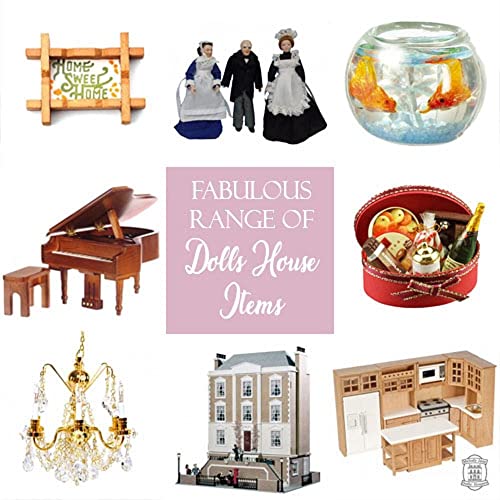 Dollhouse Set 6 Round Brass Door Knobs Builders DIY Fittings Spare Part 1:12