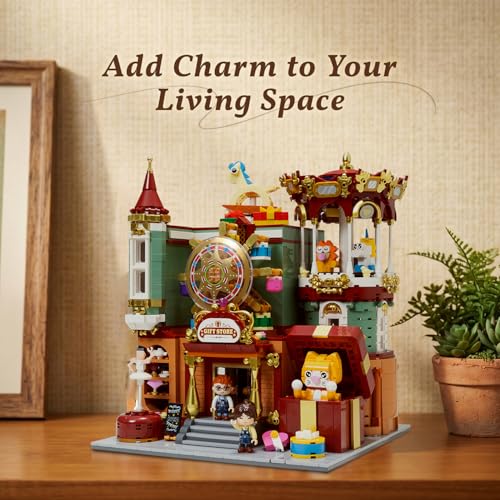 PANTASY Motorized European Gift Store Building Set for Adults - size: Gift Store