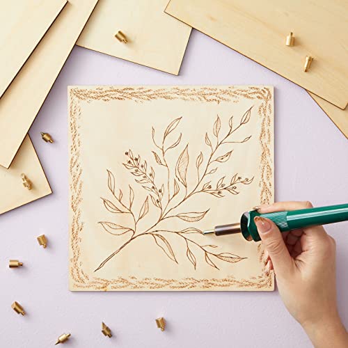 Bright Creations Thin 8x8 Wood Squares for DIY Crafts, Unfinished 1/4 Inch Basswood Plywood for Laser Cutting, Wood Burning - Pack of 8 Basswood Sheet - size: 1/4 inch