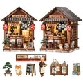 Roroom DIY Miniature House Kit, Japanese Izakaya Tavern Dollhouse Kit - color: The Mellow Pub