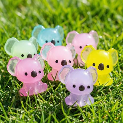 Glow in The Dark Koala Resin Animals - color: Blue Koala