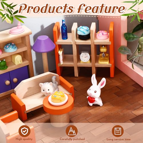 400 Pcs Miniature Dollhouse Flooring 1: 12 Scale, Light Brown - color: Light Brown