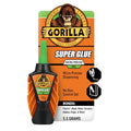 Gorilla Micro Precise Super Glue Gel, Cyanoacrylate, Clear, 5.5g - size: Pack of 1, style: Gel