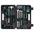 CARTMAN 148-Piece Automotive And Household Tool Set, Green Repair Kit Case - color: Green