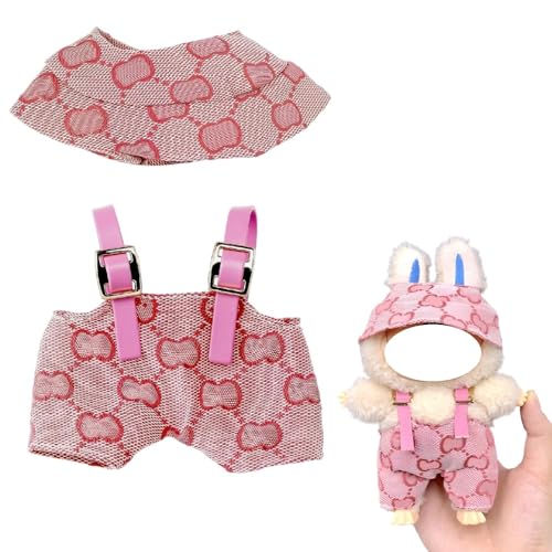 Clothes for LABUBU Doll (NO Doll),Outfit for LABUBU,Clothes Set for LABUBU Dress Up,Accessories for LABUBU - color: Yello