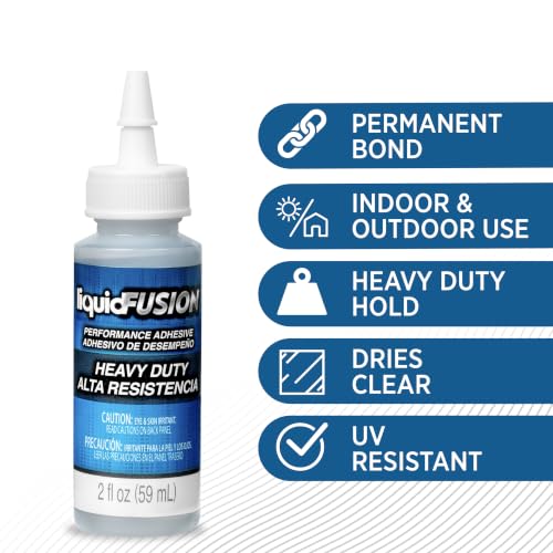 Aleene's Liquid Fusion Glue, Great for Rhinestone Embellishment, Diamond Art, Strong Hold, Dries Clear, 2 fl oz