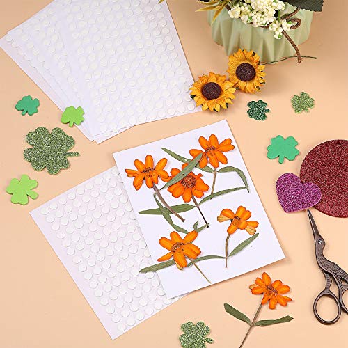 Zonon 1000 Pcs Double Sided Adhesive Dots Clear Glue Point Tape Stickers Balloon Glue Round Mini No Traces Adhesive Sticker Dot Sticker for Classroom Decor Craft DIY Office (0.79 Inch/ 20 mm) - size: 0.79 Inch/ 20 mm