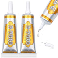 B7000 Glue Clear Adhesive, Jewelry Bead B-7000 Glue Semi Fluid Adhesive Glue High Viscosity with Precise Tips for Rhinestones Fabric, Glass, Jewelry Making, DIY Art Crafts, Leather, Toys (2x25ML) - color: 2 x25 ML/ 2.1fl oz
