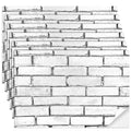 Flutesan 12 Pcs Miniature Dollhouse Wallpaper, Retro White - style: Retro White