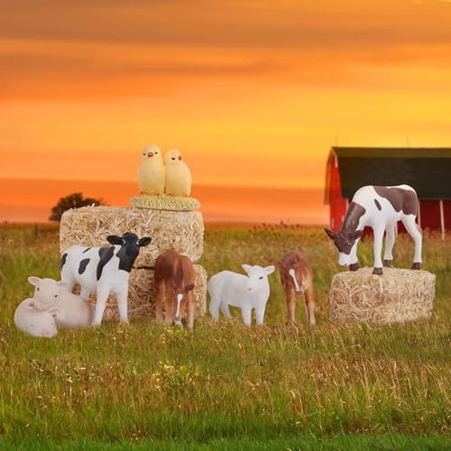 Terra by Battat Horse Toys, Quarter Horse Family, 4 Animal Figures, Animals - style: Horse Family