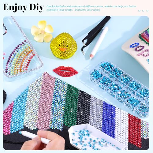 6100Pcs Resin Rhinestones for Crafting with 2Pcs 10ml B7000 Jewelry Glue, 1 Box Flatback Crystals Diamond (Indicolite) for Bedazzling Crafts DIY Nail Art Non Hotfix Gems for Clothing Shoes - color: Indicolite, size: 1 Small Pack + 2Pc Glue