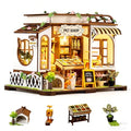 GuDoQi DIY Miniature House Kits, DIY Miniature Dollhouse Kit with Furniture, Tiny House Kits 1:24 Scale, Creative DIY Crafts for Adults, Christmas Day Birthday Gifts, Pet Shop - color: Pet Shop