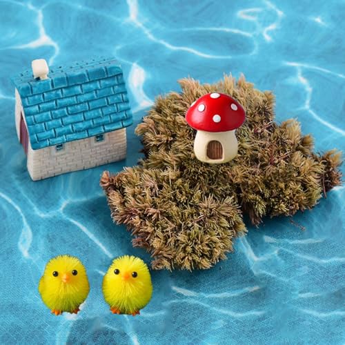 5pcs Artificial Water Effect Sticker Fake Ocean Self Adhesive Ripple Water Sticker for Miniature Train Village Model Diorama Dollhouse Landscape DIY Decoration