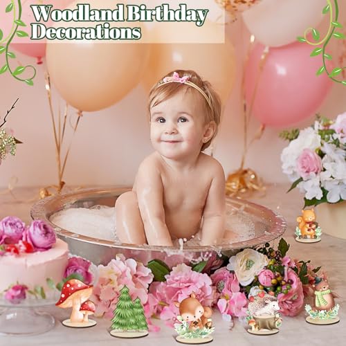 16 Pcs Woodland Animals Table Centerpieces Baby Shower Decoration