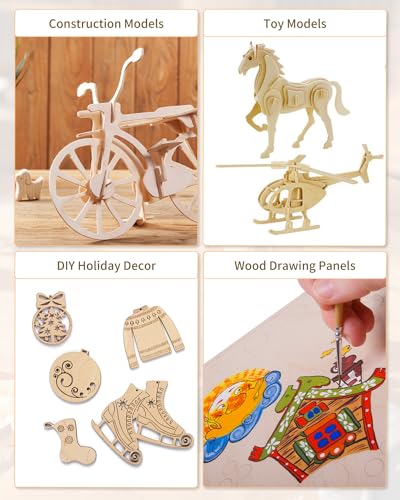 24 Pack Basswood Sheets for Crafts-12 x 12 x 1/8 Inch- 3mm Thick Plywood Sheets with Smooth Surface-Unfinished Craft Wood Boards for Engraving and Cutting, Architectural Models, Staining - color: 24 Pack 12" X 12" X 1/8"