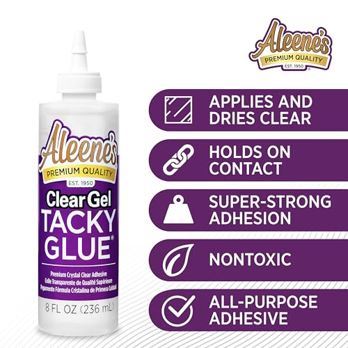 Aleene's Clear Gel Tacky Glue, Dries Clear, 8 fl oz - size: 8 fl oz