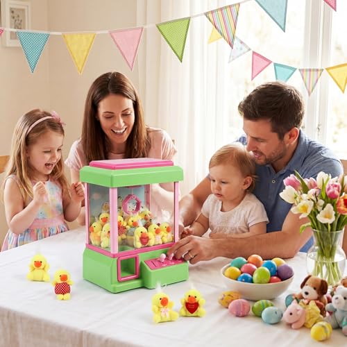 Zhanmai 100 Pcs Mini Plush Animal Toys Bulk Small Chick Keychain Party Favors Stuffed Small Animals for Easter Egg Stuffers Valentines Gifts Birthday Classroom Prizes Goodie Bag Fillers - style: Chick