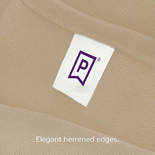 Gee Di Moda Square Tablecloth - 52 x 52 Inch Beige Table Cloth for Small Square or Round Tables - Heavy Duty Washable Fabric - for Buffet Table, Holiday Party, Dinner, Wedding & Baby Shower - color: Beige, size: 52" x 52" (Square)