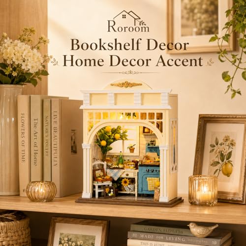 Roroom Book Nook Kit for Adults, Sunshine Season House Building Kit - color: Sunshine Season