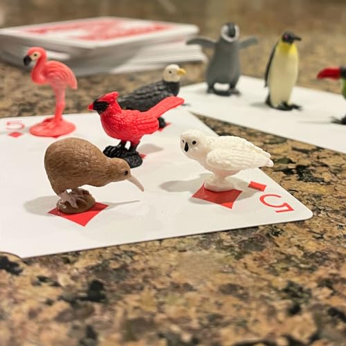 Safari Ltd. Good Luck Minis Birds Fun Pack - 8 Bird Figurines Toy Set
