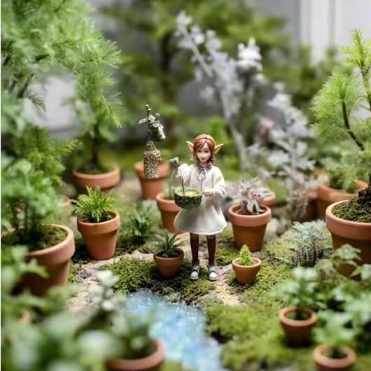 Mini Terracotta Pots – Small Clay Flower Pots for Succulents, Cactus, DIY Crafts, Fairy Garden, School Projects, Mini Planters, Set of 30 (Classic Cylinder, 1.2 Inch) - size: 1.2 Inch, style: Classic Cylinder