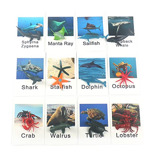 MEROCO Ocean Animals Montessori Matching Game Toys Kids Preschool - style: Marine Animal