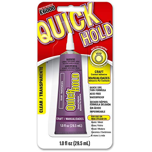 Eclectic 380151 Amazing QuickHold Craft Contact Adhesive and Sealant, 1 oz Tube