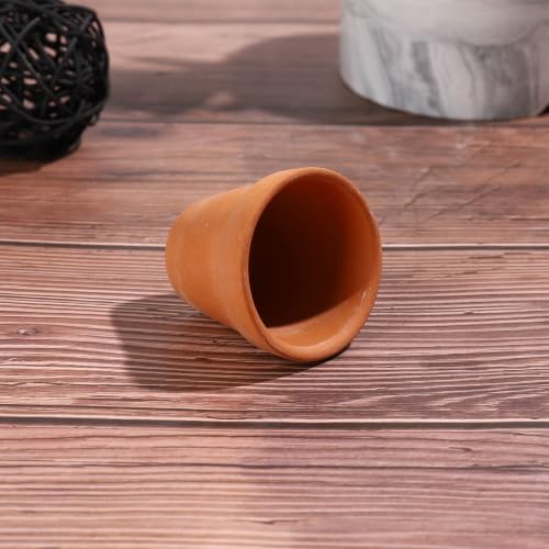 ONEST 15 Pieces Miniature Tiny Clay Pots Mini Flower Pottery Planter for DIY Garden Plants Office Home Decoration - color: 15 Pieces