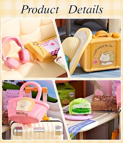 Train Carriage Super Miniature House Kit - DIY Plastic 3D Model Building Set for Teens, Build Your Own Cozy Train Scene with Dustproof Case, Creative Craft Gift for Girls Women - color: Train Carriage, size: Small