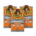 Gorilla Permanent Adhesive Dots, Double-Sided, Clear, 150 Pieces, 3-Pack - size: 3 - Pack
