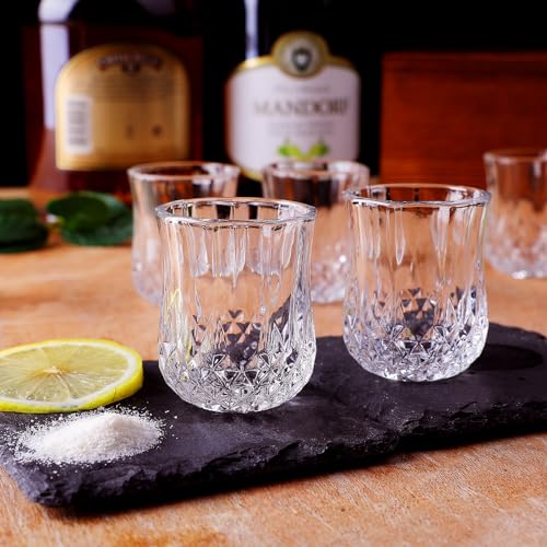 Shot Glasses Set of 24-1.5oz Small Mini Shot Glasses Classic Whisky Vodka Tequila Sherry Brandy Cordial Mini Snifters Glasses For Parties Bars