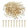 Generic 100-Pack Small Tiny Nails, 2mm x 20mm Brass Precision MIni Nails Hardware Round Head for Wooden/DIY Crafts Decorative/Household Accessories/Picture Hanging