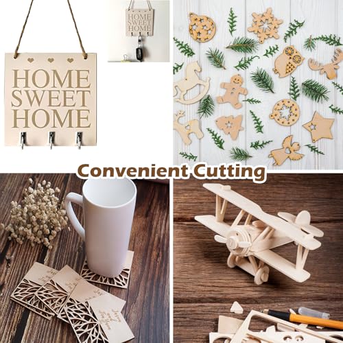 Blisstime 50PCS 4x4 Inch Wood Squares Unfinished Square Wood Pieces for Crafts,Painting, Writing, DIY Supplies, Engraving and Carving, Home Decorations (4x4 Inch 50Pcs) - size: 4x4 Inch 50Pcs