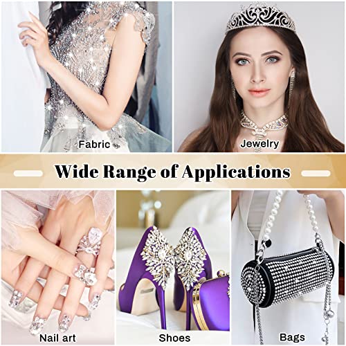 B7000 Glue Clear Adhesive, Jewelry Bead B-7000 Glue Semi Fluid Adhesive Glue High Viscosity with Precise Tips for Rhinestones Fabric, Glass, Jewelry Making, DIY Art Crafts, Leather, Toys (2x25ML) - color: 2 x25 ML/ 2.1fl oz