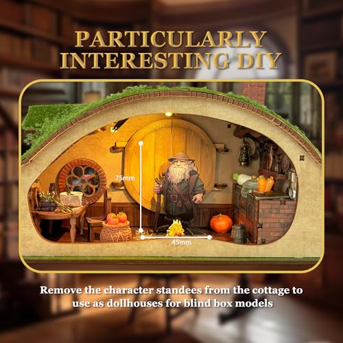 DIY Miniature House Kit Forest-Themed Mini House Building Kit - color: The Magic Ring House