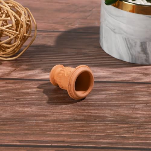 ONEST 5 Pieces Miniature Tiny Clay Pots Mini Flower Pottery Planter for DIY Garden Plants Office Home Decoration - color: 5 Pieces