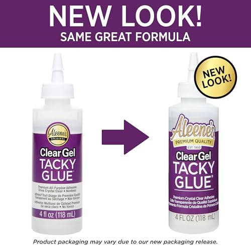 Aleene's Clear Gel Tacky Glue, Dries Clear, 4 fl oz 3-Pack - size: 4 fl oz