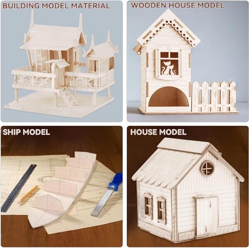Plywood Board 20PCS 12" x8" x 1/12 inch Basswood Sheets Thin Wood Sheets Perfect for Arts Crafts School Projects and DIY Projects,Baltic Birch Sheets Perfect for Wood Burning… - size: 20 Pieces 12"x8"x1/12"