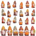 Yaomiao 60 Pcs Mini Fall Harvest Gnomes Figurines Bulk Resin Gnomes Statues - style: Fall Harvest