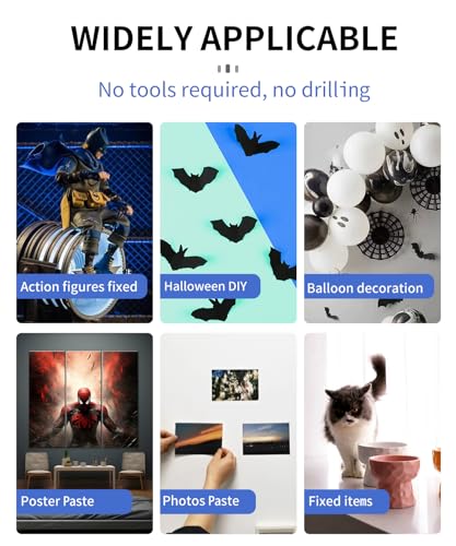 PHIXBEAR Removable Adhesive Dots, No Trace Museum Poster Mounting Putty - size: Large-Pro