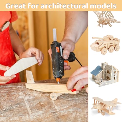 8 Pcs Baltic Birch Plywood Sheets, 9" x 12" x 1/4" Birch Wood Board, 6mm Unfinished Birch Wood Sheets for Laser Cutting, Laser Engraving, Wood Burning, Crafts Making