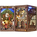 TOYQI Book Nook Kit, DIY Miniature Dollhouse Kit for Adults and Teens - color: Cat Affairs Bureau